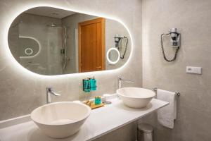 Koupelna v ubytování Hotel Servigroup Montíboli