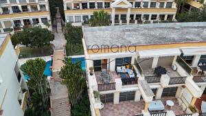 Budynek, w którym mieści się apartament