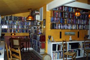 Knihovna v bed and breakfast