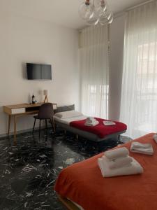 Postel nebo postele na pokoji v ubytování Gazelle