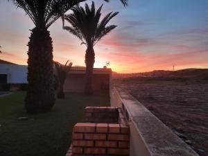 Naturlandskabet i nærheden af villaen