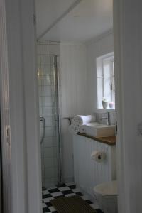 Koupelna v ubytování Villa Humlebæk B&B