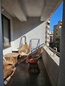 Balkón nebo terasa v ubytování Premium 1 One bedroom apartment Maksim Gorki street 8