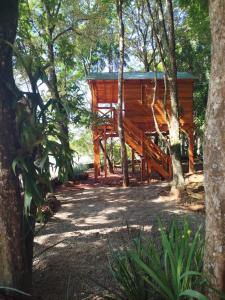 En hage utenfor Chalet del lago Don Asterio