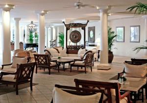 Гостиная зона в The Residence Mauritius