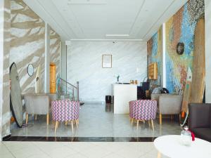 Posezení v ubytování Fyndy Hotel Dakhla