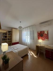Postel nebo postele na pokoji v ubytování Clara house