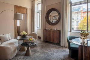 Un lugar para sentarse en Anantara Palais Hansen Vienna - newly renovated