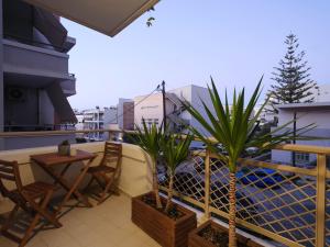 Balkón nebo terasa v ubytování Office Space - Rethymno