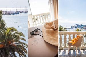 Rõdu või terrass majutusasutuses Hotel Vesuvio
