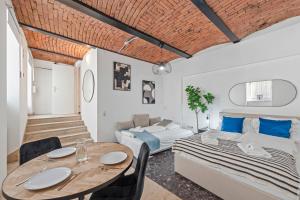 Postel nebo postele na pokoji v ubytování K22 Smart Rooms