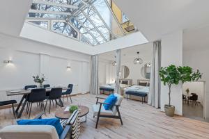 Posezení v ubytování K22 Smart Rooms