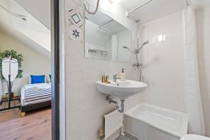 Koupelna v ubytování K22 Smart Rooms