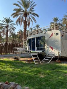 Zahrada ubytování caravan alula