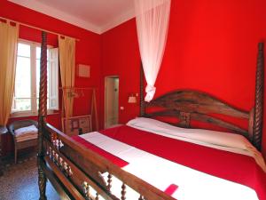 Postel nebo postele na pokoji v ubytování Villa Casa Rosa