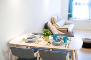 Ruang duduk di Stylish Sunway GRID Loft 5mins to Legoland
