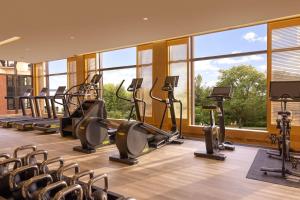Fitness centrum a/nebo fitness zařízení v ubytování Hotel Champlain Burlington, Curio Collection by Hilton