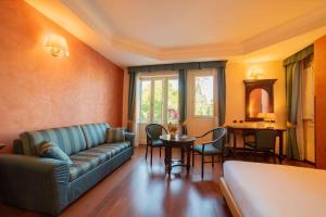 Χώρος καθιστικού στο Hotel Teocrito