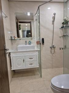 Vannituba majutusasutuses Chung Cư Ecodream Apartment Hanoi - Ngõ 300 Nguyễn Xiển
