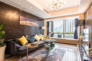 Chengdu Yunxi Luxury High-end Suite Apartment Hotel休息區