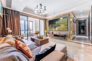 Chengdu Yunxi Luxury High-end Suite Apartment Hotel休息區
