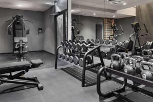 Das Fitnesscenter und/oder die Fitnesseinrichtungen in der Unterkunft Spark by Hilton Vienna Donaustadt