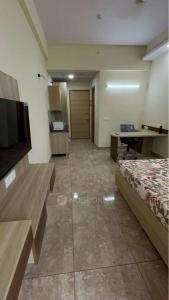 Kuchyň nebo kuchyňský kout v ubytování studio apartment