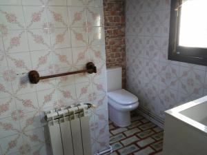 スアンセスにあるvivienda la palmeraのトイレと洗面台付きのバスルーム