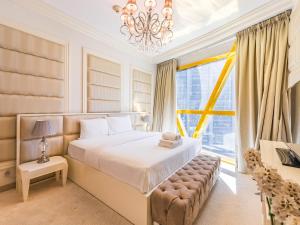 Postel nebo postele na pokoji v ubytování Luxury Spacious Condo in the Iconic Park Towers + 54 fotografií