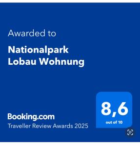 Zrzut ekranu strony internetowej parku narodowego w obiekcie Nationalpark Lobau Wohnung w mieście Groß-Enzersdorf