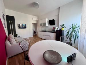 Kuchyň nebo kuchyňský kout v ubytování Solely elegante Trilocale vicino Firenze