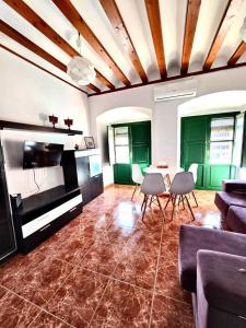 Posezení v ubytování Casa en La Corredera