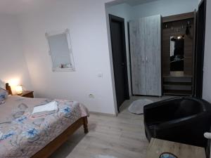 Postel nebo postele na pokoji v ubytování Pensiunea Silver