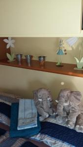 Postelja oz. postelje v sobi nastanitve B&B Il Vigneto