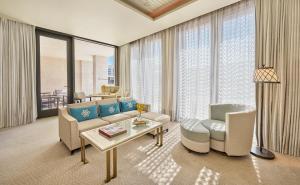 Een zitgedeelte bij Mandarin Oriental, Doha