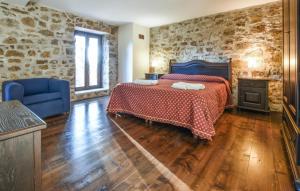 Ένα ή περισσότερα κρεβάτια σε δωμάτιο στο Amazing Home In San Giuseppe Jato