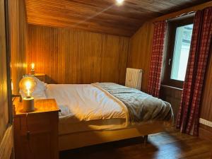 Posteľ alebo postele v izbe v ubytovaní Chalet Motta