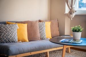 Χώρος καθιστικού στο Apartment Domus