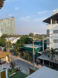 an overhead view of a city street with buildings at Hood Pattaya in Pattaya