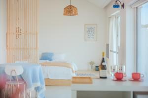 Letto o letti in una camera di Byeolsai