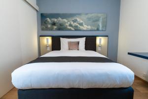 Letto o letti in una camera di Hotel Bristol Zurich