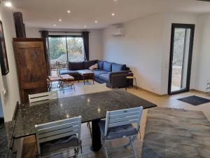 Χώρος καθιστικού στο Maison l ouline