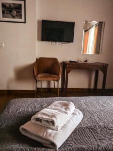 TV a/nebo společenská místnost v ubytování Hotel Gorica - UNESCO quarter