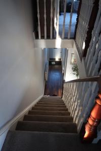 a view of a stairway with a stair case at Single Room in Potters Bar Hertfordshire in Potters Bar