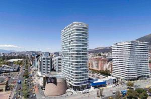 Splošen razgled na mesto Quito oz. razgled na mesto, ki ga ponuja apartma