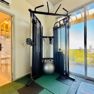Fitness centrum a/nebo fitness zařízení v ubytování Edificio Life Sta Teresa