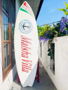 Certifikát, hodnocení, plakát nebo jiný dokument vystavený v ubytování Malsha Villa