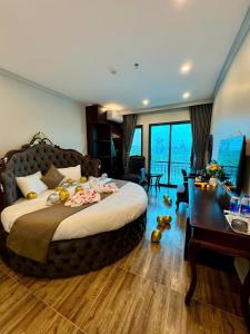 Posezení v ubytování Luxury Hanoi Hotel