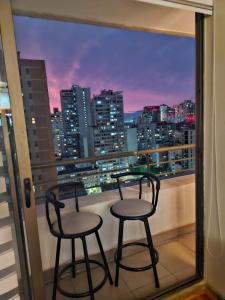 Balkón nebo terasa v ubytování Céntrico y lindo departamento