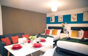 Posezení v ubytování The Cozy corner studio, FREE Parking, central location